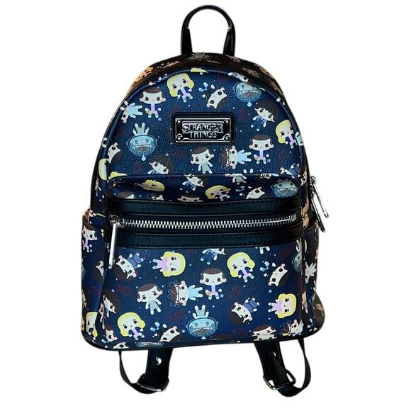 Loungefly Stranger Things Chibi Mini Backpack - Picture 1 of 3
